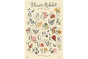 Grupo Erik Poster lily & val flowers alphabet