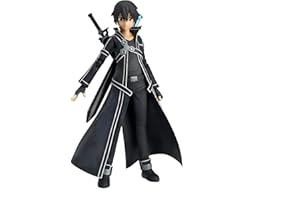 Luxetoys Kirito e Asuna Anime, personaggi con statue mobili e montabili da 13 cm per decorazione (Kirito)