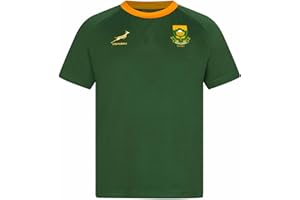 GIFTS 4 ALL Official Kids Springboks Rugby Replica Shirt, Kids Springboks Shirt, Kids South Africa Rugby Shirt, Kids South Africa Rugby Training Top