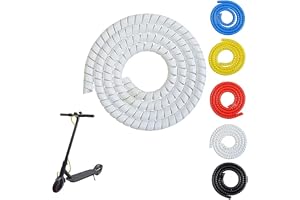 CERFFOOL 1M Spiralkabelskydd för Xiaomi M365/Pro/1S för Ninebot G30 skoter broms spiral tub kabelskydd skydd för elskoter tillbehör