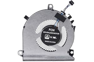 Buwei Nouveau Ventilateur de Refroidissement du processeur pour Ordinateur Portable pour 5 Jeux 15-EC 15-EC0016ax 15-EC0075ax L77560-001 Dissipation Thermique Efficace à Faible Bruit