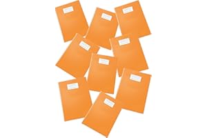 Pigna, Coprimaxi Colorato Glossy in PVC, proteggi quaderno laccato lucido, copriquaderni, Formato A4, 230 Micron, con alette e tasca Salva Angoli, Colore Arancio, 25 pezzi