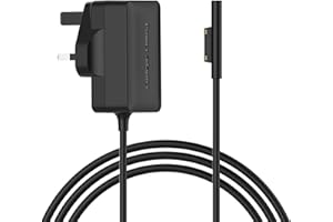 BENSN For Surface Go Charger, 15V 2.58A Supply Power Adapter Replace Microsoft Surface Go2, Go3, Pro 4, Pro 5, Pro 6 Tablet 44W 39W 24W Charger UK