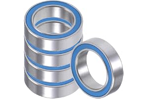Kozelo 5 st 6700-2Rs kullager – [10 x 15 x 4 mm] djupt kullager med dubbel kromståltätning för applikationer på maskiner och