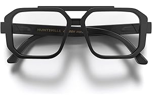 LONDON MOLE® Huntsville lunettes de lecture | Lecteurs de forme carrée cool | Homme femme unisexe | Charnières à ressort