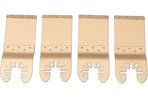 Artillery Lama Multifunzione, Lama Oscillante, 4Pcs 1,3 Pollici Imballaggio Lama Per Oscillante Diamante Carburo Cementato Rettifica Lama Da Taglio Legno Multitool Lama per La Lavorazione Del Legno