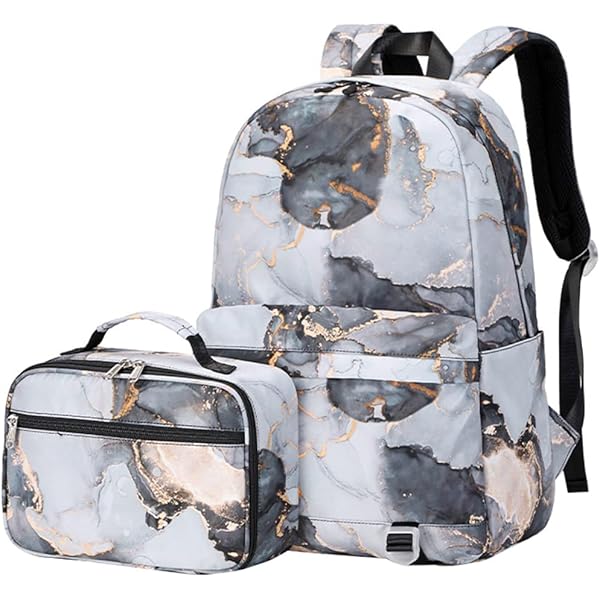 3-Piece Backpack Set For School - Includes Backpack, Lunch Bag & Pencil Case, Water Resistant, Fits 14" Laptop - View #14
