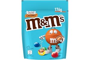 M&M'S CARAMEL - Bonbons chocolat au lait et caramel salé - Sachet de 176g