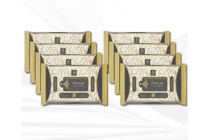 AYAT PERFUMES - Lingettes Corps Parfumées aux Odeur des Parfum de Dubai Nettoyantes, Demaquillante, Intime, Parfumées | Mixte & Sans Alcool (Pure Musk, x8)