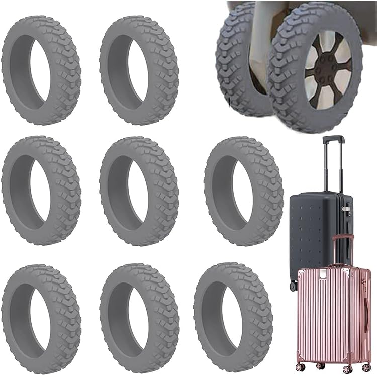 Couvre-roues De Valise GXGM – Lot De 8, Silicone, Universel, Anti-rayure Et Silencieux – Protection Pour Voyages