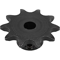 Set 3 Pignoni In Acciaio 10 Denti - Foro D Da 6mm Per Trasmissione Meccanica - Foto 5