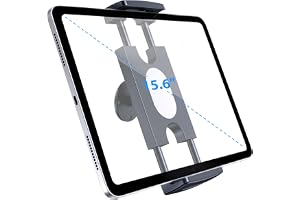 CreaDream Väggfäste för , 360° justering för iPad väggmonteringsstativ med metallbas kompatibel med iPad Pro, Mini
