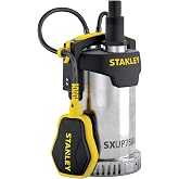 Stanley SXUP750XCE temiz su i&ccedil;in dalgı&ccedil; pompa (750 W, pompalama kapasitesi maks. 11.000 l/sa, pompalama y&uuml;ksekliği maks. 8,5 