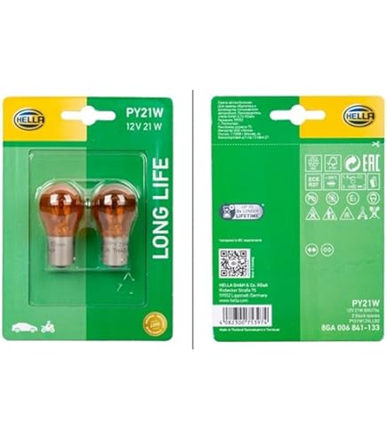 Ampoule, Feu Clignotant VALEO 032203 PY21W, BAU15s, 12V, 21W - Achetez