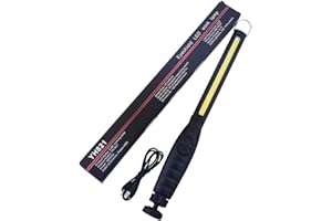 MODOAO Rechargeable COB LED Work Light 700 Lumens Magnetic USB Inspection Light LED Work Lamp LED Slim Light with USB Cable Repair Tool for Car, Outdoor Camping, Home Emergency, Garage