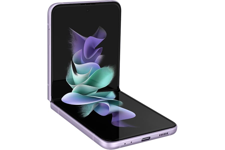 Samsung Galaxy Z Flip3 5G Smartphone - 128GB - Lavender - Dual SIM (Generalüberholt)