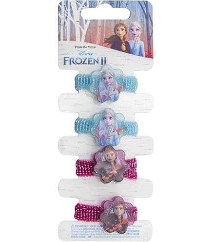 Lot De 20 Élastiques à Cheveux Frozen - Multicolor - Pour Fille - Accessoire Coiffure Enfant