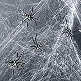 👻 Leicht zu strecken Kann in Tischen, Stühlen, Fenster, Türen platziert werden. Je größer du es auseinander ziehst, um so echter wirkt es.