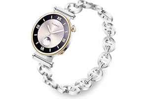 TRUMiRR Replacement for Huawei Watch GT 4 41 mm Women's Bracelet, 18 mm Metal Mesh Stainless Steel Watch Strap, Feminine Jewellery Bracelet for Huawei Watch GT 4 41 mm