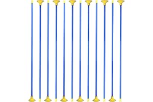 KTXABY 12PCS Replacement Suction Cup Arrows Toy for Kids,Replacement Arrows for Kids' Archery | Safe Training Arrows for Shooting Practice, PVC Plastic Arrows for Suction Cup Targets (Blue)
