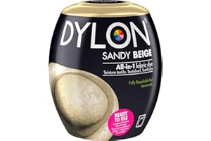 Dylon Maschine Dye Pod, Sandy Beige, 8.5 x 8.5 x 9.9 cm