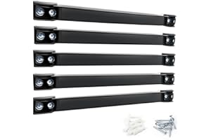 STORYSTORE Zestaw 5 magnetycznych stojaków na narzędzia, 30 cm, wytrzymały, magnetyczny uchwyt na narzędzia, pasek, uchwyt ścienny, paski do garażu, warsztatu, przechowywania narzędzi