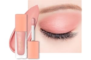 Oulac Ombretto Liquido Opaco Rosa - Duo Ombretto Liquido Base & Rossetto Liquido | Trucco Occhi Liscio e Miscelabile, Resistente alle Pieghe, Vegan, Cruelty-Free-SA04