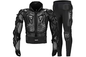 SJAPEX Veste Armure Moto Blouson Motard Gilet Protection Équipement de Moto Cross Scooter VTT Enduro Homme ou Femme