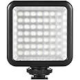 Camera Light,Andoer 49 LED Camera Light, Dimmable Camera Fill Light, Mini Video Light for DLSR Camera Camcorder Gimbal Macro 