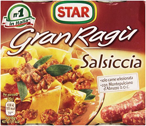 Preisvergleich Produktbild Star Gran Ragú Salsiccia, 2 x 180g