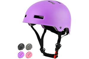 LOKJIJI Adjustable Kids Bike Helmet for Boys Girls Youth Adult, Kids Protective Helmets for Multi-Sports Skateboard Scooter Bicycle Cycling Skating