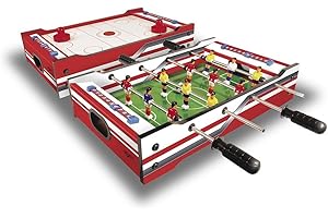 Carromco Table Multi-Jeux 2 en 1 Flip XM, 06002 Table Multi-Jeux 2 en 1 Flip XM, 06002 Red/White