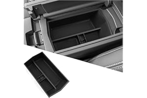 ‎RUIYA Ruiya Kompatibel mit Neu Peugeot E-3008 E-5008 GT Allure 2024 2025 Mittelkonsole Aufbewahrungsbox, Armlehne Organizer Tray Mittelarmlehne Handschuhfach Mittelkonsole Organizer Peugeot E-3008 Zubehör