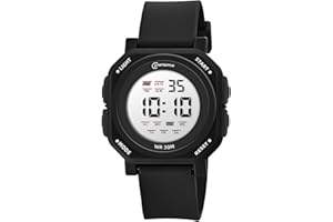 HMJIA Orologio Bambino Ragazzo 3ATM Impermeabile Digitale da Polso Sportivo con Sveglia Cronometro Luce LED Data per Ragazzi Adolescenti