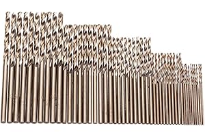 Bopfimer de 50 de cobalto M35 de 1 a 3 mm, para taladrar en acero fundido, hierro fundido y acero inoxidable