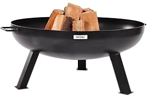 WIMI Feuerschale 60 cm BBQ 60 Design Feuerschale 3 Bein Firepit Grill