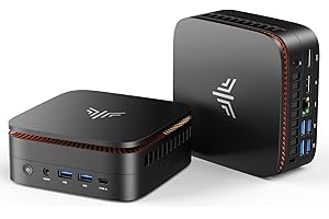 ‎NIPOGI NiPoGi Pinova P1 Mini PC AMD Ryzen 4300U W11 Pro(4C/4T,Max.3,7GHz) 16GB DDR4/512GB SSD, Mini-Computer 4K@60Hz Triple Display(HDMI 2.0+Type-C+DP 1.4)/WiFi5/BT4.2/LAN Desktop-PC Multimedia Büro Bildung