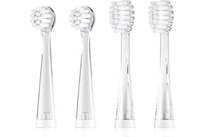 SEAGO SG-513 Refill Zestaw Zapasowych Szczoteczek do SG-513, 4 szt., Kolor Transparentny