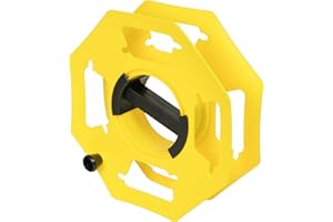 SLx Tidy Reel 25m Heavy Duty Cable Reel Empty Camping Electric Hook Up Cable Winder, Extension Lead Christmas Light Storage Holder for Caravan Leads Cables Cords and EV Charging Cables