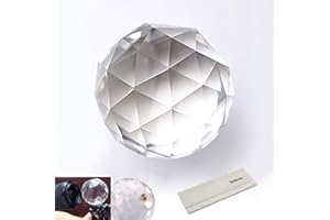 Selens Sphere Prism Photography Optical Crystal Glass Ball Professional with 1/4 Inch, Create Light Rainbow Effect for Teaching Light Spectrum Photo Camera Lens Photographer