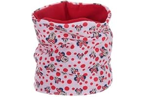 Disney - Braga con forro polar para niña, diseño de Minnie o Frozen rojo Talla única