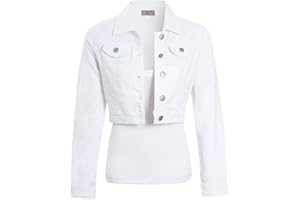 SS7 Womens Short Cropped Denim Jacket