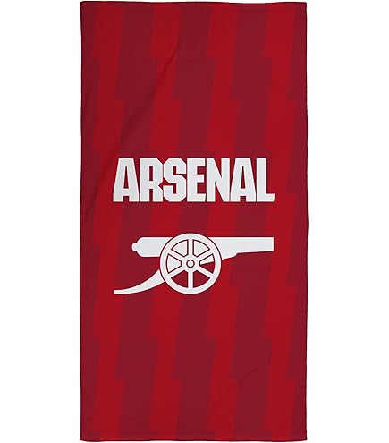 Asciugamano Arsenal F.C. Ufficiale - 100% Cotone, 140x70 Cm - Foto 9