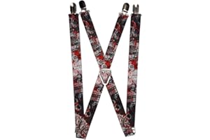 Buckle-Down Unisex's Suspender-Gothic, One Size