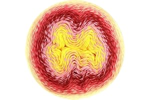 Scheepjes 1698-763 Whirl Laine Jaune/rouge/rose 1000 m Fruity 'o' Tutty