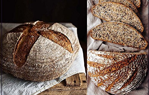 Gärkörbchen rund, ø 25 cm ,Höhe 8.5cm, frei liner(1000g Teig)+ frei Silikon Spatel - 7