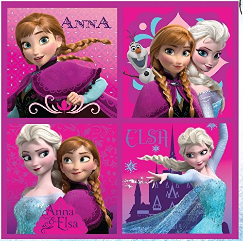 Disney Frozen Die Eiskönigin 4er Set Waschfleck Waschlappen (860)
