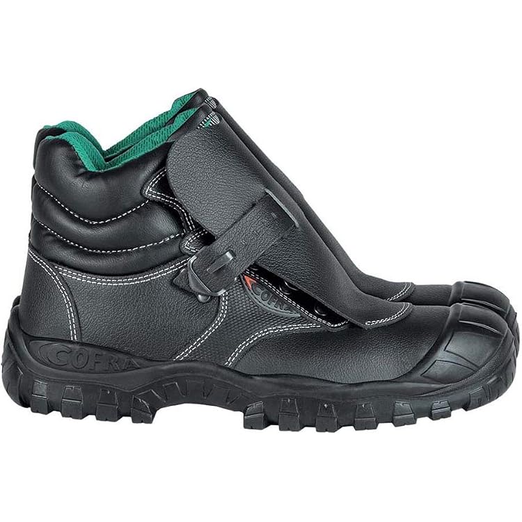 COFRA New Tago S3 SRC – Chaussures De Sécurité Homme Cuir Hydrofuge, Embout Acier 200J – Taille 46 Noir