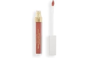 Revolution Pro - Gloss à Lèvres Vegan au Collagène Peptide, Brillant & Hydratant - Nourrit, Repulpe avec Acide Hyaluronique & Vitamine E - Bella
