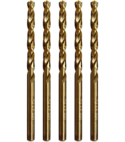 GRABOTE HSS-Cobalt-Bohrer Set – 10 Stück Doppelseitig, 1/8 Zoll (0,3 Cm), Für Metall & Edelstahl